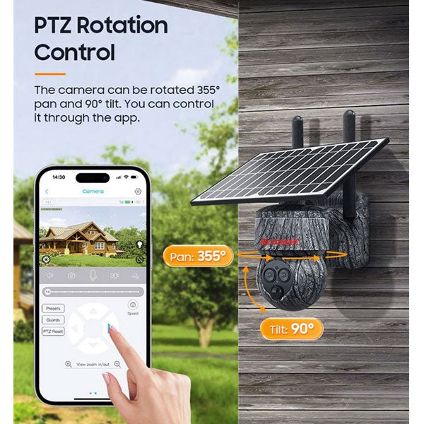 ProCam LIVE Ranger 360 PTZ 4G Trail Camera with Solar Panel