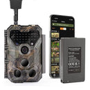 GardePro X70 Pro 4G Live-Stream Trail Camera with GPS + Rechargeable Battery
