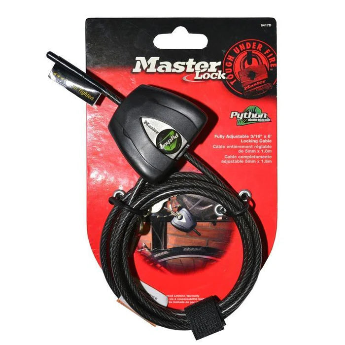 Master Lock Adjustable Python Locking Cable for Trail cameras – Outdoor ...